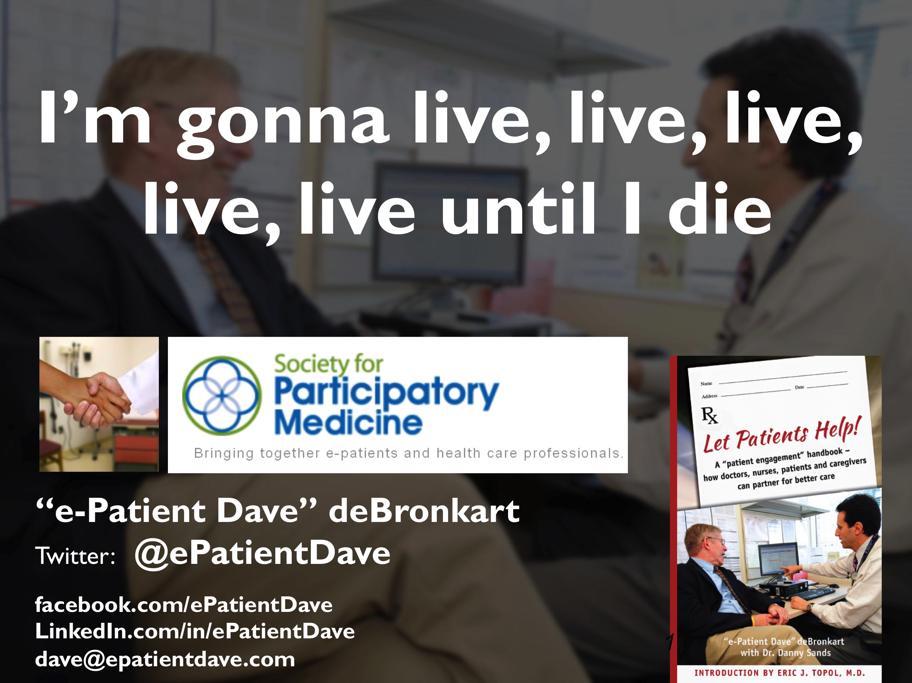 e-Patient Dave CCCC title slide