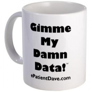 Gimme My Damn Data mug