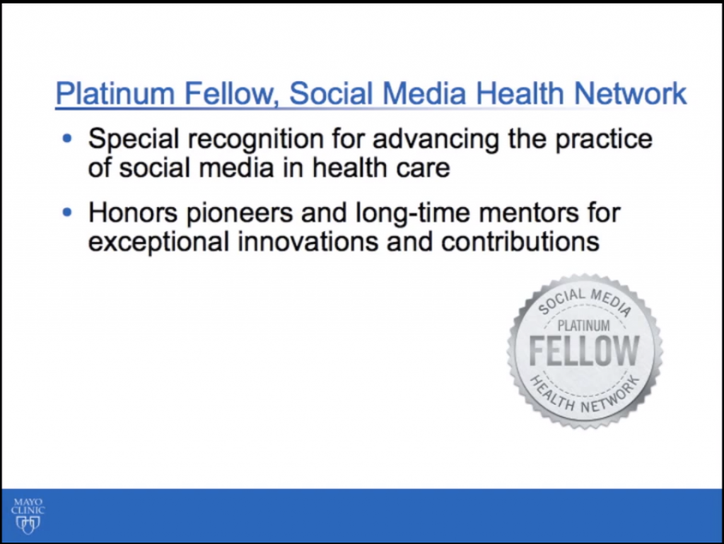 Platinum Fellows slide