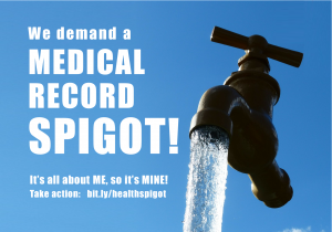 Open a medical record spigot image